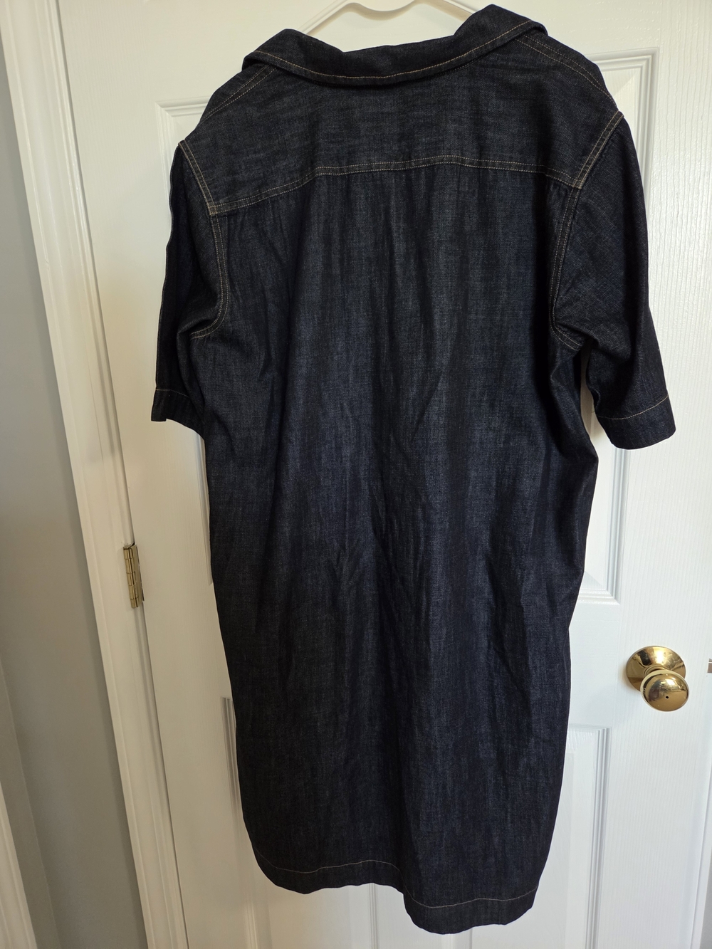 Lauren Ralph Lauren Dark Denim Shirt Dress - Picture 5 of 8